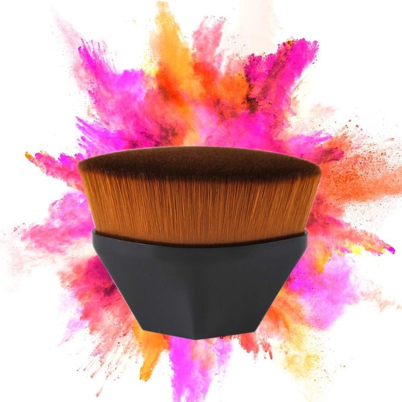 JSBelle Brocha de maquillaje de base, Cepillo Kabuki Flat Top