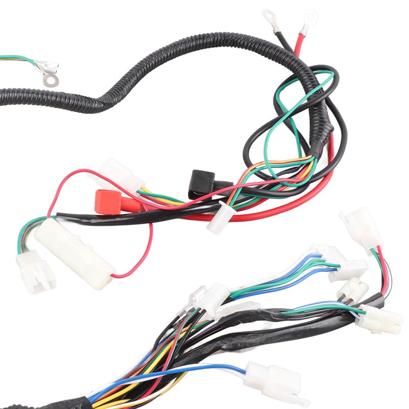 Engine Wiring Harness Assembly CDI Unit Solenoid Plug for GY6