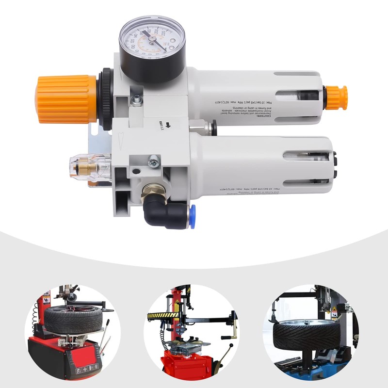 CNCEST Tire Changer Air Pressor Oil Water Regulator Separator,Tire Changer