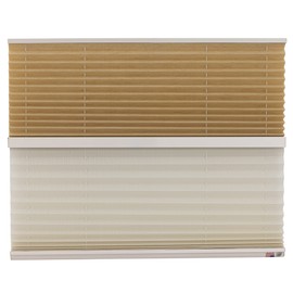 RecPro RV Day & Night Pleated Shades Cotton/Tan Stitchbond (38" x 24")