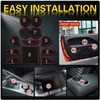 Asgohme Anti-Dust Upgraded Interior Pads Accessories, Compatible with Dodge Challenger
