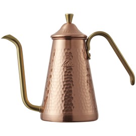 TSUBAME &amp; Kalita #52203 Pour-Over Coffee Pot, Narrow Spout, Copper, 23.7 fl oz (0.7 L), Drip Pot, Coffee Kettle, Can Be Used Over A Flame, Made in Japan, For Coffee Shops, Cafes