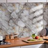 WAPANE Peel and Stick Tile Shower Waterproof Marble Tiles Wall
