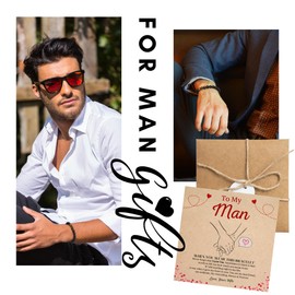 To My Man Bracelet, Promise Bracelet for Him, Bracelet for Boyfriend, Gifts For Husband, Gifts for My Boyfriend, Unique Gifts For Men, Mens Valentines Day Gifts, Valentines Gift For Him, For Boyfriend