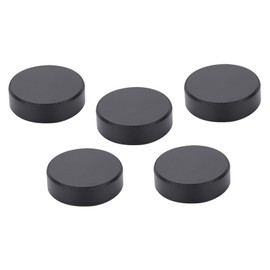 5pcs Metal C Mount Rear Lens Cover Cap 27mm for CCTV TV Lenses (Black)