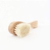 UNIVERSOENLNE.COM 2 Cepillos Faciales Exfoliantes Con Mango De Madera Hechos