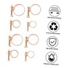 CHILDWEET 40pcs Pipe Clamp Double Wire Hose Clamp Bolt Wire