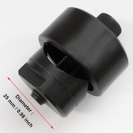 SagaSave 25mm (16-50MM) Sheet Metal Punch Hole Punch, Metal Inner Hex Hole Cutter for Q.Max, Steel Plate, Stainless Steel