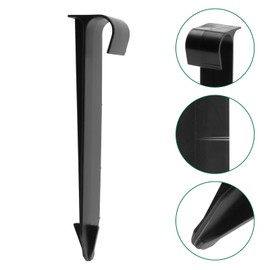 Tesmotor Pack of 100 Garden Hose Anchor Ground Spike Mounting Anchor for Drip Hose Pearl Hose Plug-in Fork, Ground Anchor for Drip Irrigation, Hose Holder, Lawn Grid/Lawn Cloths