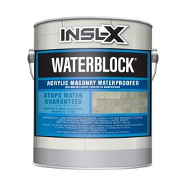 INSL-X WaterBlock Acrylic Masonry Waterproofer Paint, White, 1 Gallon