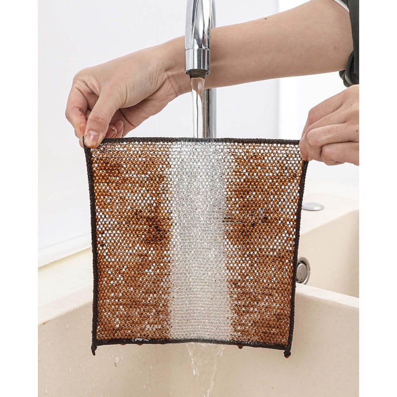 HIC Kitchen Multi-Use Non-Scratch Wire Cleaning Cloths, Set of 6