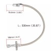 doubl_2542 Ford C4 Flexible Chrome Stainless Braided Transmission Dipstick Automatic
