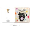 TigerMill Publishing 'How Old?' Funny Pug Dog Birthday card