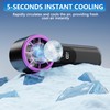 Umiyaee Portable Handheld Turbo Fan, 3-in-1 Foldable Cooling Fan, 5