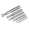 SEALEY HSS End Mill Set Mt2 / 3-10 mm