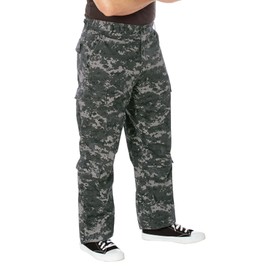 Rothco Vintage Paratrooper Fatigue Pants – Mission Ready Outdoor Hiking Cargos – Subdued Urban Digital Camo – M