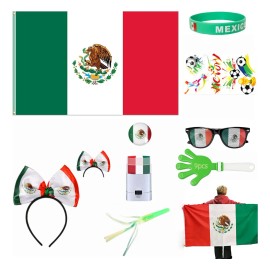 Copa Del Mundo:kit De Porros Para Fútbol:bandera,muñequera