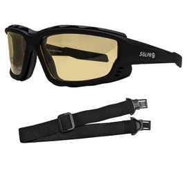 Anti-Fog Safety Motorcycle Night Riding Sunglasses Foam padded Goggle, Dustproof, Windproof, Hunting, Hiking, Golfing