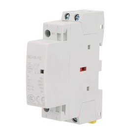 24 V Relay DIN Rail, 2P 16A 24V 2No 50/60Hz DIN Rail Household AC Contactor 24V Contactor 25A 2No