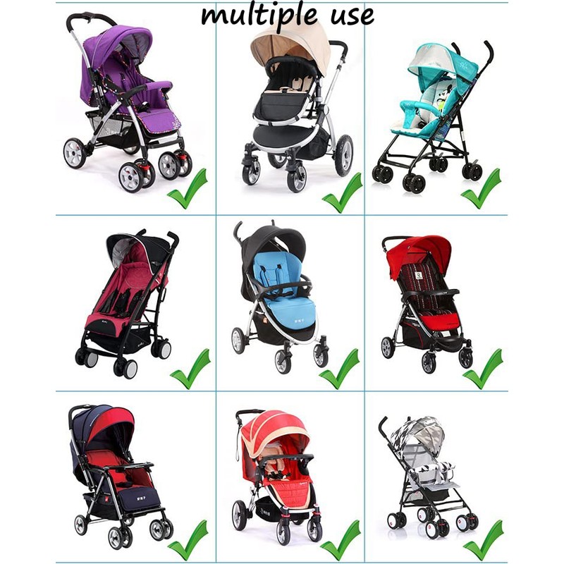 Waterproof Universal Stroller Sun Shade Adjustable UV Protection Stroller Sunscreen