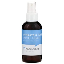 Cosmedica Skincare TONICO FACIAL HIDRATANTE. Minimiza el tamaño de los poros, minimiza, calma y desinflama la piel. Con agua de rosas y Witch hazel.
