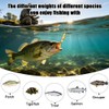 mizikuu 43 Pieces Fishing Trout Spoon, 2 g 2.5 g