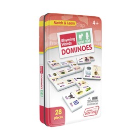 Junior Learning Rhyming Word Dominoes Educational Action Games, Multi, Model: JL490