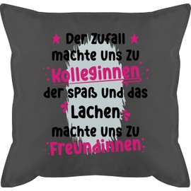 Shirtracer Cushion 50 x 50 cm - Colleagues - Der Zufall machte Uns zu Kolleginnen | Colleague Girlfriend | Gift for Colleague Christmas | For Colleagues Gift Idea Colleagues - 50 x 50 cm