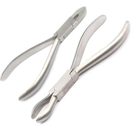 OdontoMed2011 BODY LARGE GAUGE RING CLOSING 6" & SMALL 5 1/2" FORCEPS PLIERS STAINLESS STEEL PROFESSIONAL EAR BELLY NOSE TONGUE LIP EYEBROW ODM