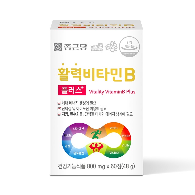 Chong Kun Dang Vitamin B Complex Pantothenic Acid B2 B3