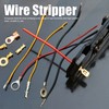 SN28B Wire Crimper Stripper Mini HighCarbon Steel Cable Stripping Pliers