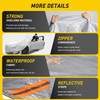 Caromop 10-Layer Waterproof Car Cover All Weather Protection (Snow, Rain,