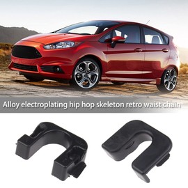 SING F LTD 2 Set Black Rear Parcel Shelf Brackets Plastic 015532109E 1539663 8795EN Compatible with Ford Fiesta Focus B-Max C-Max Peugeot Citroen