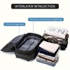 FANJUN-AMTECH vac space backpack，compression backpack for travel，travel vacuum bags for