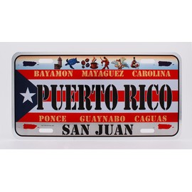 Dimension 9 Home Decorative Plate, Puerto Rico