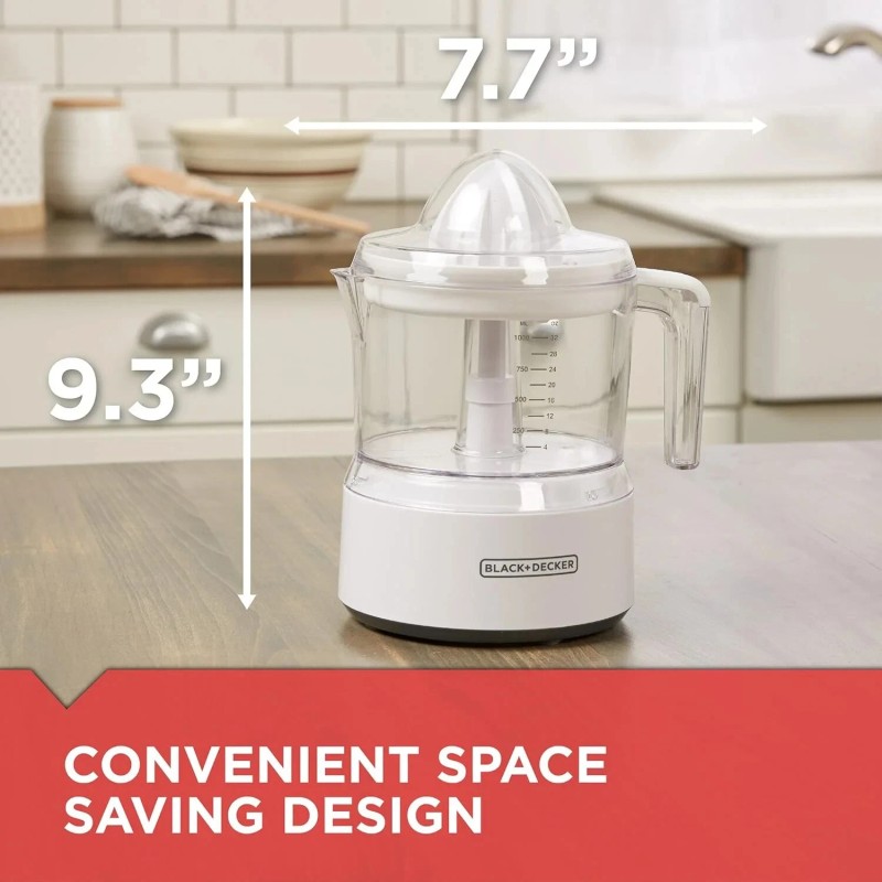 BLACK+DECKER Black & Decker CJ650 32 oz. Citrus Juicer, 220-240V,