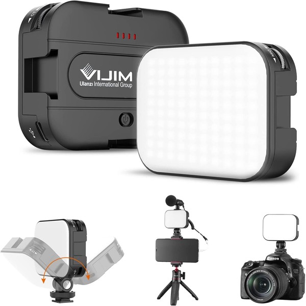 VIJIM VL100C Portable LED light, LED Camera Light Dimmable 3200-6500K