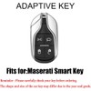 TECART Key Fob Cover Fit For Maserati Ghibli Soft TPU