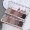 AMY'S DIARY Neutral Nude Brown Eyeshadow Palette Makeup, 5 Colors