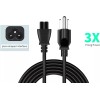 LORDTRONICS AC Laptop Power Cord Cable 3 Prong Mickey Mouse