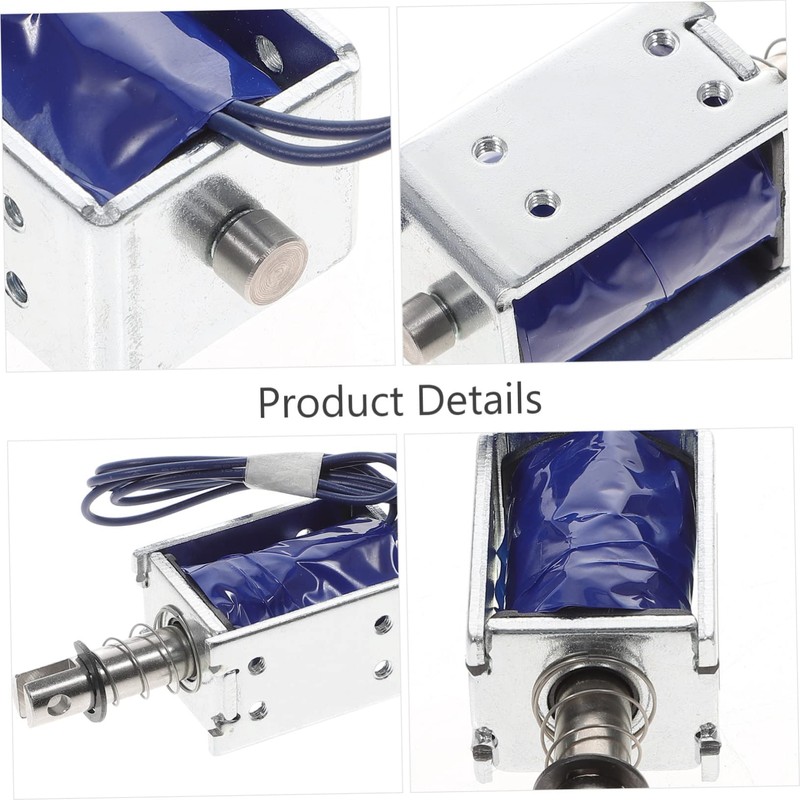 Hohopeti Push-Pull Electromagnet Door Magnets Solenoid Coil Water Solenoid Valve