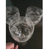 IncisoArt Hand Etched Italian Crystal Goblet Sandblast White Wine Glass