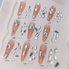 Chisafly Rhinestones, Nail Parts for Nails, 3D, Assortment, White, Sparkling,