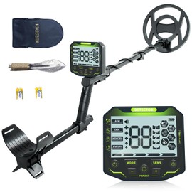 JuniHo Professional Outdoor Metal Detector for Adults-Waterproof, 5 Versatile Modes, Ultra Precise Detection, Lightweight & Portable,Ideal for Archaeology, Beach, Forest Exploration & Treasure Hunting