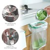 EDOBLUE Portable Trash Bag Holder Hanging Kitchen Cupboard Door Back