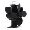4 Blades Heat Powered Fireplace Fan Self Starting Temperature Resistant