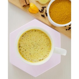 Green Essence Goldene Milch 500g (2 * 250g) von der Grnen Essenz Golden Latte Untersttzung ideal fr das Immunsystem Pulver ohne Zuckerzusatz - Kurkuma Latte Fertige Gewrzmischung (500 Gramm)