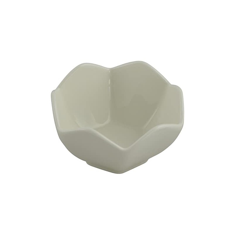 Whiteware 4 Bowl Ceramic Serving Set with Handle