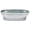 Little Giant Galvanized Oval Tub (7.5 Gallon) Versatile Utility Metal