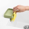 Blim Plus Sponge Holder with Suction Cups, Matte Green (Forest)